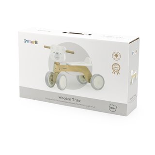 Wooden trike - polar bear - Polar B